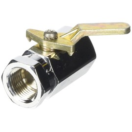 Earl's 230501 Chrome Plated Brass Shut Off Valve