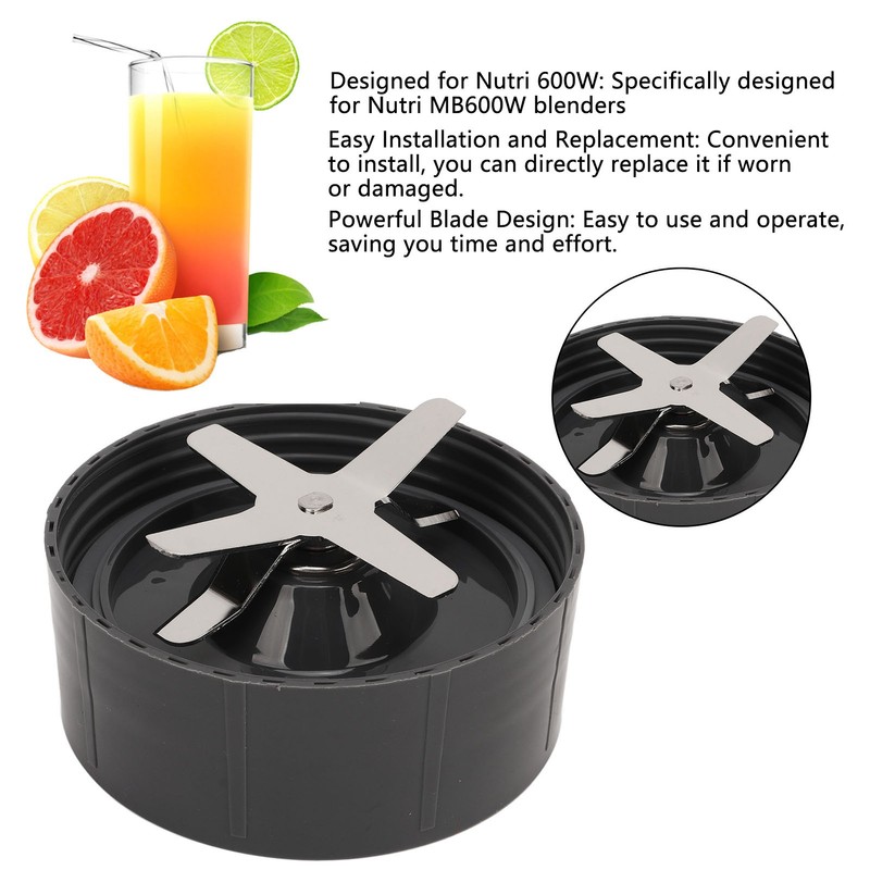 Blender Blades Grey Stainless Steel Easy Replacement Easy Operation Blender