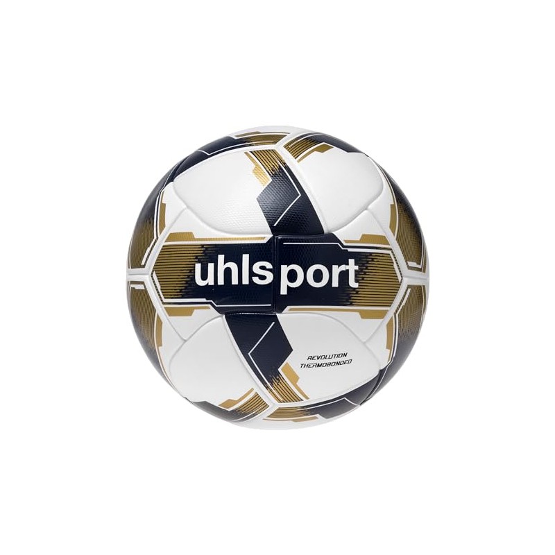 uhlsport Revolution Thermobonded Unisex - Adult Pyjamas, Bianco/Navy/ORO, 5 -