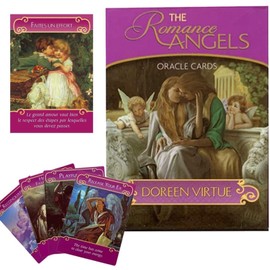 FRHKFJYKH Tarot Cards 44 Oracle Cards Romance Angel Oracle Cards Dawn Virtue Rare Edition, Gold Series Learn Fate, Healing Wounds of the Past