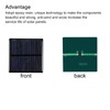sourcing map Mini Solar Panel Cell 3V 210mA 0.63W 70mm