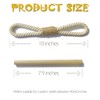 Curtain Holdbacks Boho Tiebacks for Drapes, Farmhouse Jute Rope Cotton