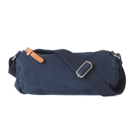 Butler Barner Sails Canvas Mini Roll Shoulder Bag, Reactive Dyed, Body Bag, Bag, Bag, Men's, Women's (F/Navy), navy