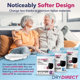 Dry Direct Noir Ultimate Protective Underwear (Medium - Pack of 14) by Parentgiving