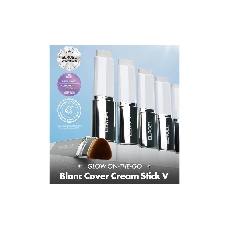 Elroel Blanc Cover Cream Stick V Stick Foundation Spf50 13gr