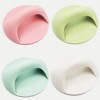 nanaxagly 4 Pcs Self-Adhesive Round Plastic Handles Pull Knob, Multipurpose