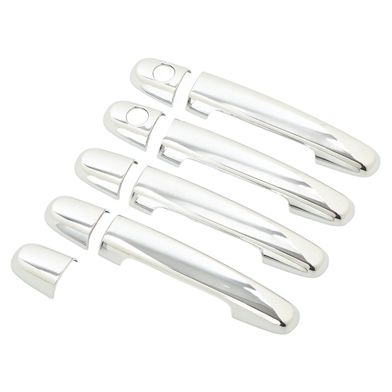 8 Pcs Car Exterior Door Handle Cover ABS Chrome Door