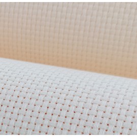 59"x 36" 11 Ct Cream Counted Cotton Aida Cloth Cross Stitch Fabric