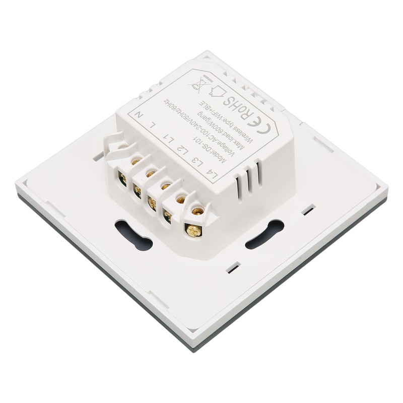 WiFi Smart Wall Light Switch Tempered Glass Remote Control Wireless