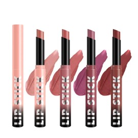 Labial Para Mujer Velvet Waterproof Duradero Set De 4 Nu