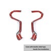 JeCar Steering Wheel Trim Cover ABS Interior Decoration Accessories Compatible