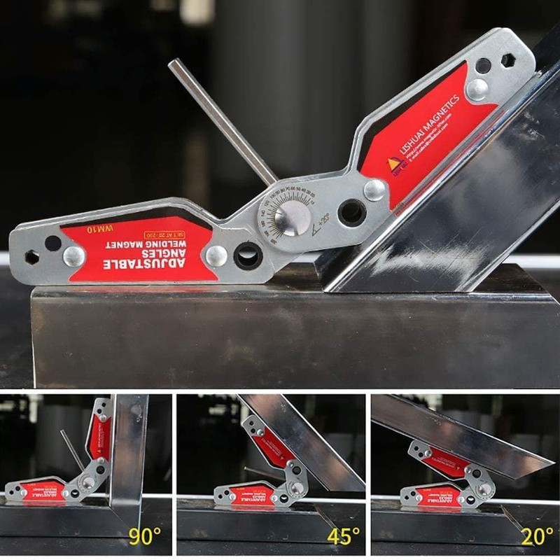 Welding Magnets, 20°-200° Adjustable Angles Welding Magnet Magnetic Angles Welding