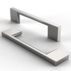 ELEBUILD Pack of 6, 128 mm, Brushed Nickel, Kitchen Handles,