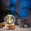 3D Solar System Crystal Ball with LED Colourful Night Light
