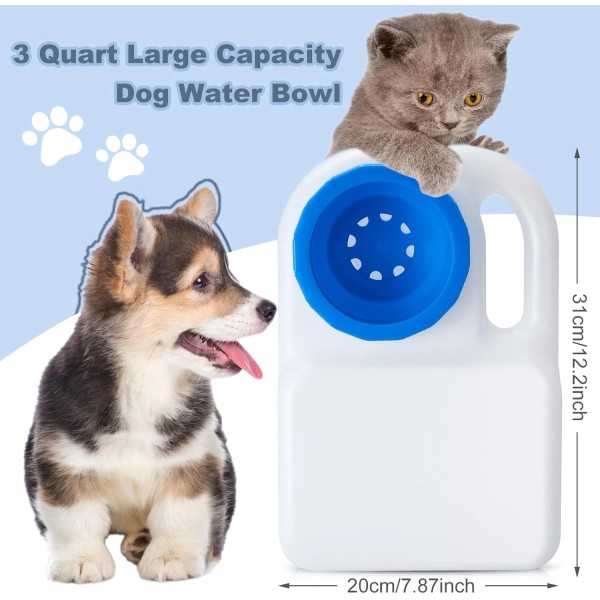 Does not apply 1 Pcs 3 Quart Dog Travel Water