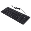 Keyboard 108 Key Spanish USB Wired Portable Foldable Quiet Waterproof