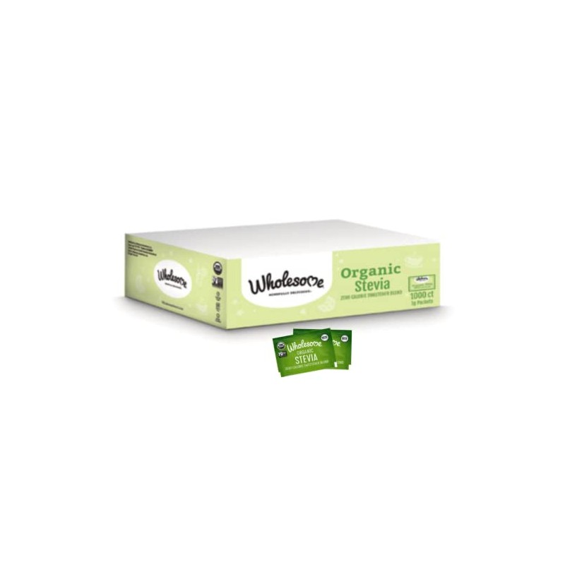 Wholesome Sweeteners Sweetener Stevia Packets 1000 Pc, 1000 ct