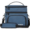 INSMEER 16L Lunch Bag, 2 Decks Lunch Box for Work