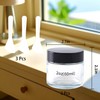 HXARTMIS 2 oz Clear Glass Jars with Lids,3 Pack 2oz
