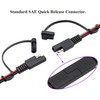 AAOTOKK SAE Extension Cable 16 AWG Wire Harness 12V-24V DC