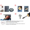 RERI 15 mm Press Studs Kit for Leather Craft, Jacket,