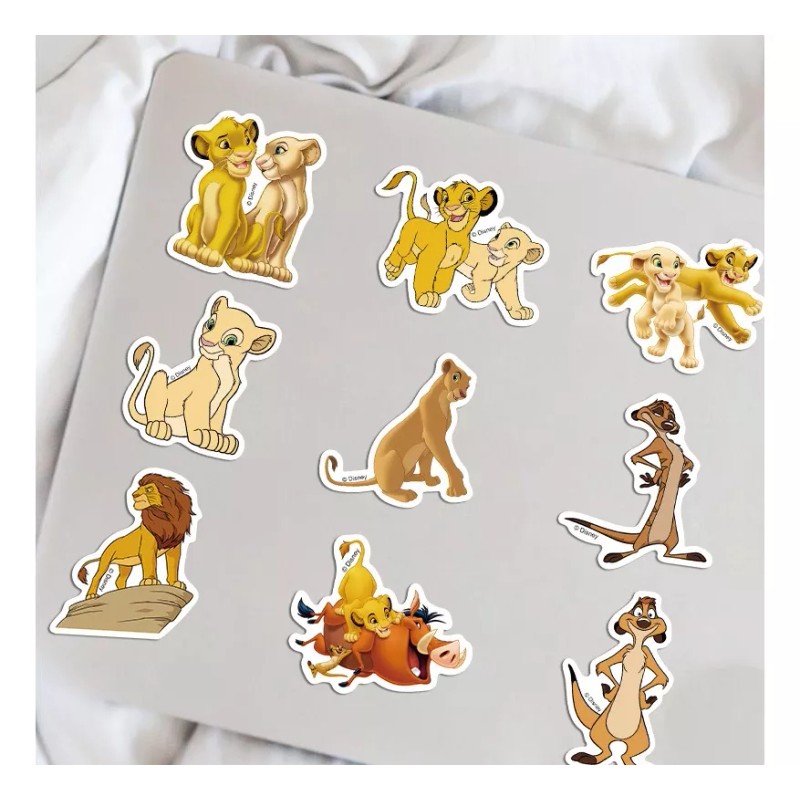 El Rey León Película 50 Calcomanias Stickers Pvc Contra Agua