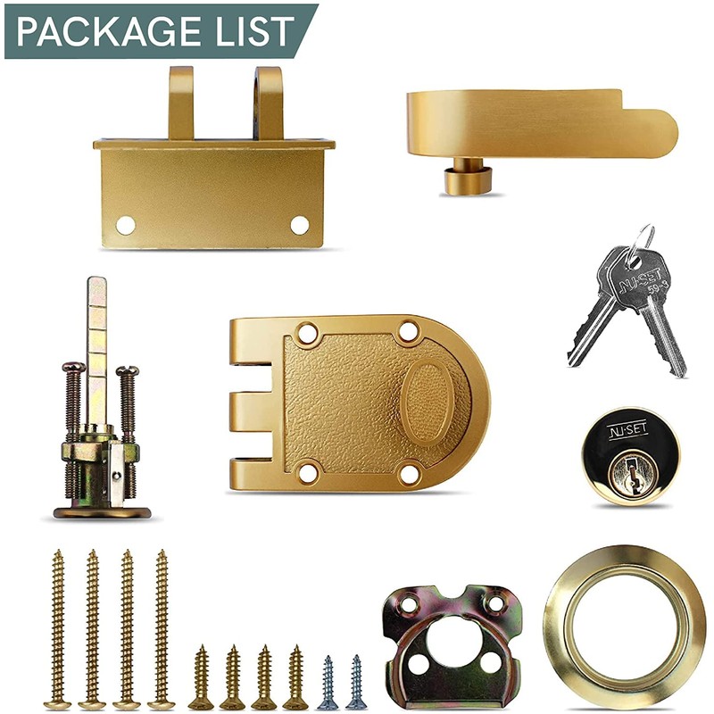 NU-SET Lock | Jimmy Proof Style Inter Locking Single Cylinder