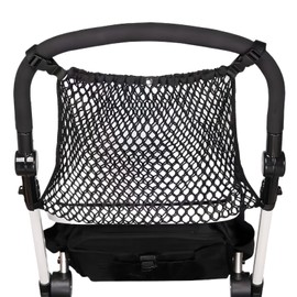 Black Pram Net, Pram Shopping Bags, Mesh Bag, Universal Net Shopping Net, Storage Bag for Prams, Sports Prams, Buggies and Joggers