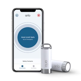 Arlo Safe Family Bundle - 1-Year Safe App Family Plan & 2 Button Accessories - Safety Keychain for Women, Elderly Assistance, College Essentials, Kid Child Safety, Personal Safety - ASB1201P