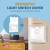 HomeStar Safety Light Switch Guard | Double Rocker Style |