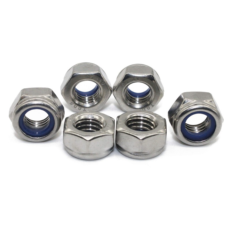 Locking Nuts M20 DIN 985 V2A Stainless Steel Clamping Nuts