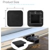 CyanHall 1.25” Black Trailer Hitch Tube Rubber Cover Plug, Fits