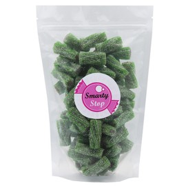 Smarty Stop Sour Licorice Twist Bite Gummy Candy/Twisteroos Pectin Filled Licorice Sour Gummies (Watermelon, 5 Pound (Pack of 1))