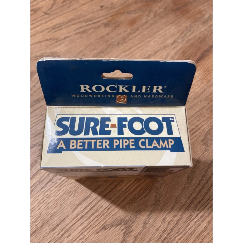ROCKLER Sure-Foot Pipe Clamp For Woodworking ~ Use With 3/4”