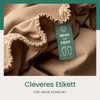 VelvetHome Fitted Sheet, 160 x 200 cm, 100% Combed Cotton,
