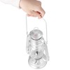 Oil Lamp Retro Appearance Iron Art Silver Kerosene Lamp with