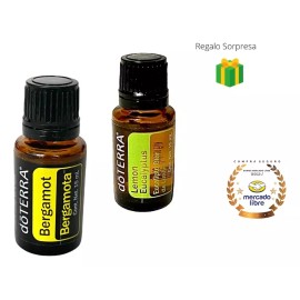 Doterra Bergamota 15ml + Eucalipto Limón 15ml Doterra