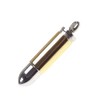 Stainless Steel Bullet Keychain Pendant Top Pill Case, Stainless Steel