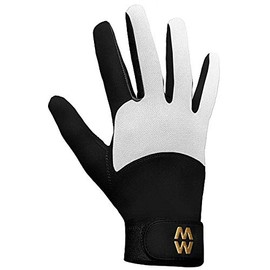 Macwet Men's & Women's 1 Pair Long Mesh Sports Gloves - Black - 12 cm