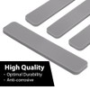 CHEDA 4 PCS Composite Decking Boards End Cap 5.5" Dark