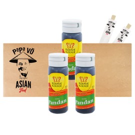 Koepoe Pandan Paste (Papa Vo®) Pack of 3 (3 x 25 ml)