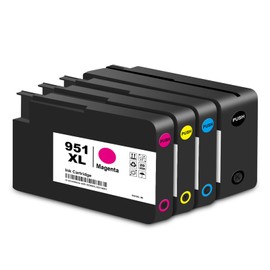 950XL 951XL Ink Cartridges Combo Pack Replacement for HP 950 951 XL HP950 HP951 XL for OfficeJet Pro 8100 8110 8600 8610 8615 8616 8620 8625 8630 8640 8660 251DW 276DW 271DW ( BK C Y M 4Pack)