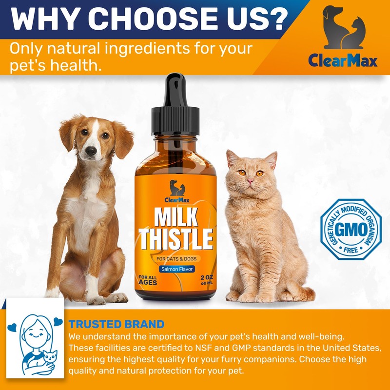 Milk Thistle for Dogs & Cats – Liver Support for