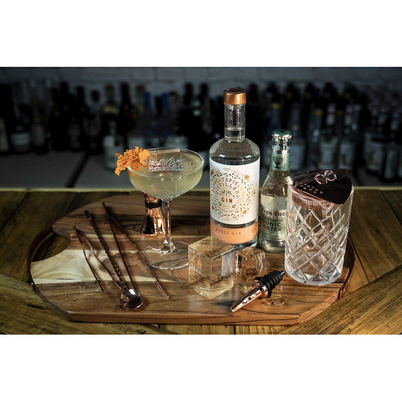 Uber bar tools ProPaddle Cocktail Spoon, Copper