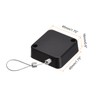 MECCANIXITY Retractable Cable Lock with Self-Adhesive, Remote Control Security Lock