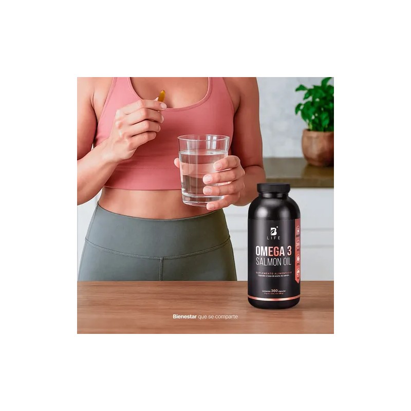 Omega 3 De Salmón 360 Cápsulas (epa - Dha). B