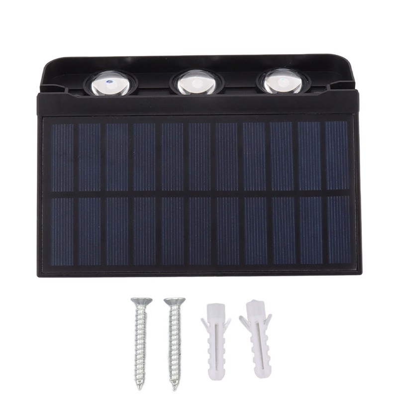 Solar Wall Light Up Down IP65 Waterproof Decorative LED Outdoor