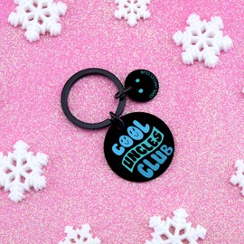 UYBEPU Cool Uncles Club Keychain Fathers Days Gifts for Uncle From Niece Nephew Best Uncle Gifts for Men Cute Uncles Birthday Christmas Gift Ideas