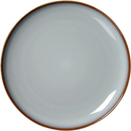 Ritzenhoff & Breker Portofino Dessert Plate, 21 cm, Round Breakfast Plate with Gradient Texture, Reactive Glaze, Stoneware, Blue Grey