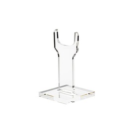 Easels by Amron Rifle, Long Gun Wide Top Display Stand, for Displays and Shows, Clear Acrylic, Sold AS Single Units for Mixing Sizes. (Usually Pick 2) (6 inch)